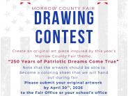 Calling All Artists! Submit your artwork to become the 2026 Morrow County Fair Official Coloring Page!