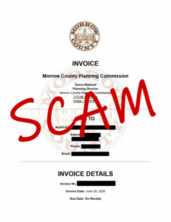 Fraudulent Invoice Example