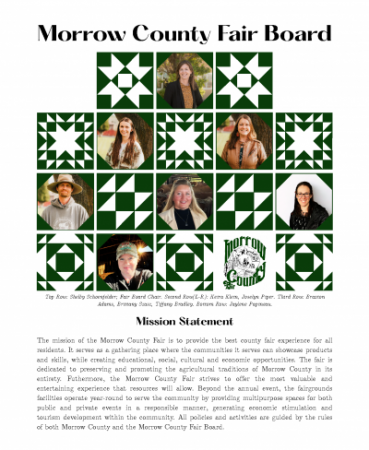 2026 Morrow County Oregon Fair Board 2026 Morrow County Oregon Fair Board